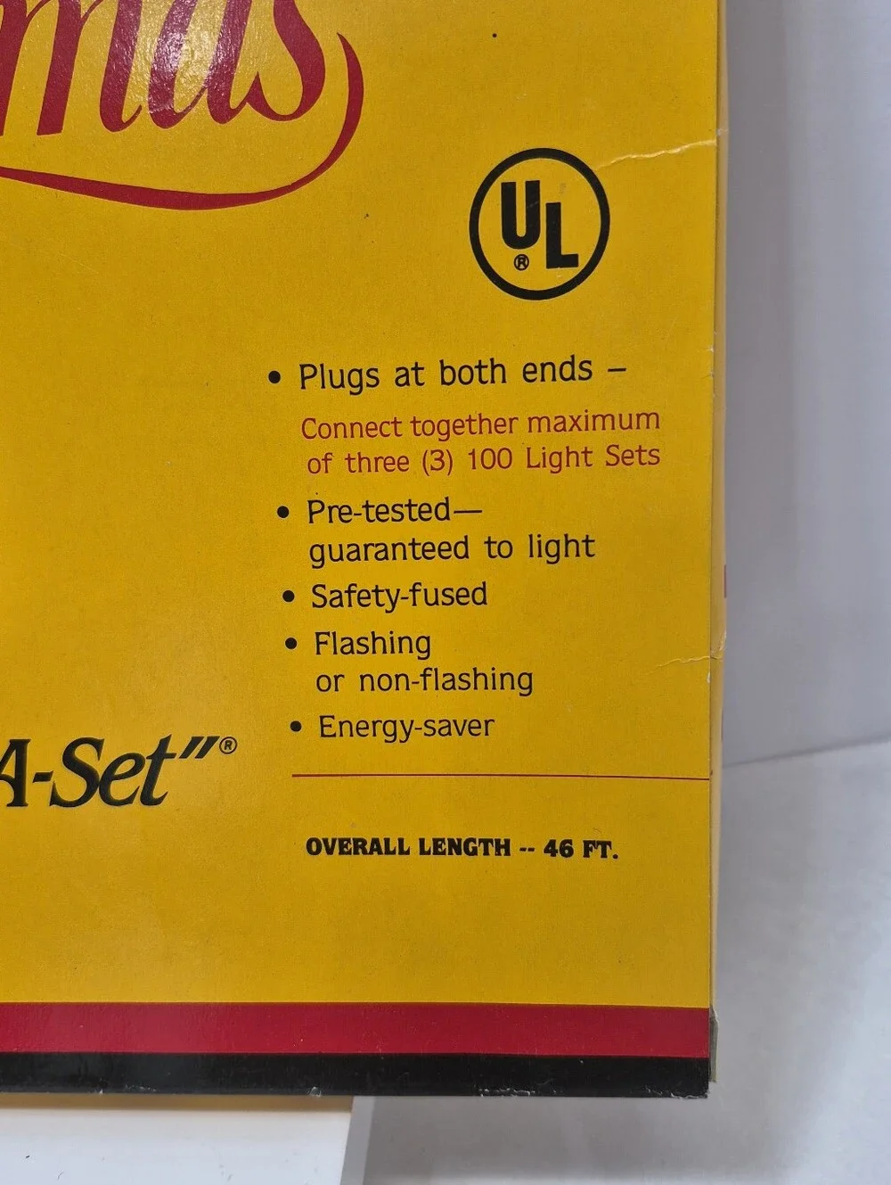 Kodak Multi-Color Color of Christmas 100-Light Add-A-Set